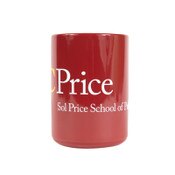 USC Trojans Shield Sol Price School of Public Policy Mug